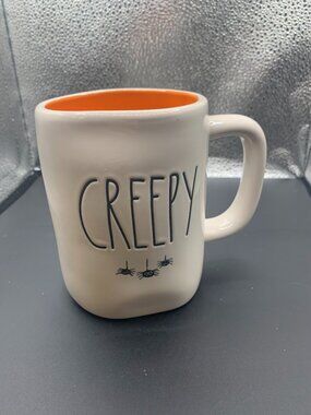 Creepy Ceramic Coffee Mug Rae Dunn by Magenta Selling as is